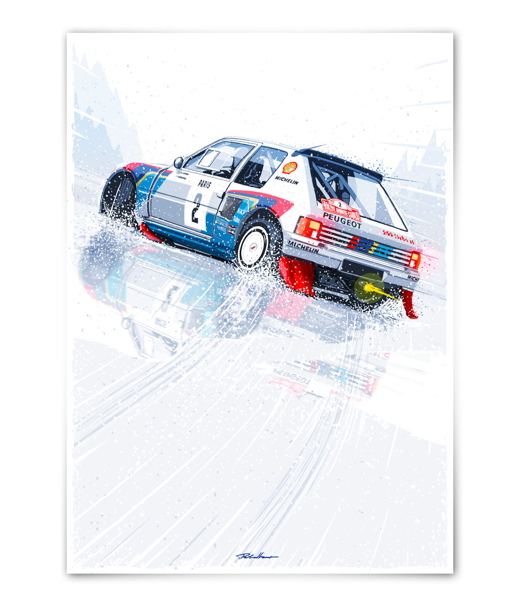 205 T16 EVO 1 | ARTPRINT