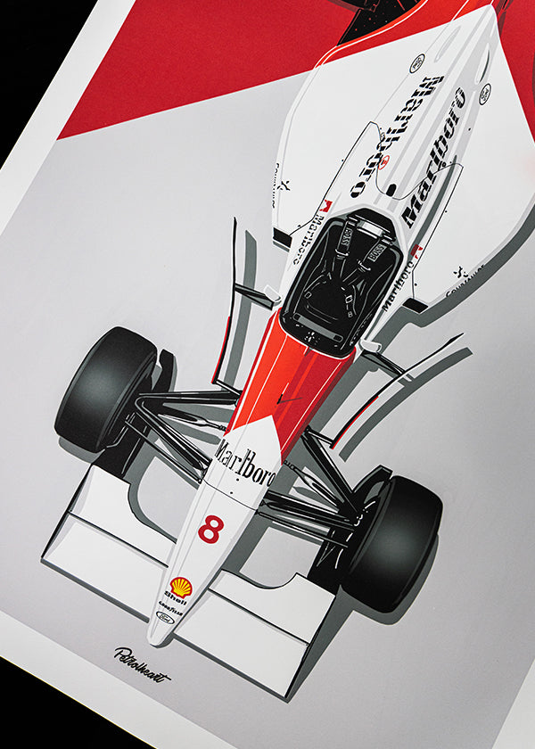 MCLAREN MP4/8 | ARTPRINT