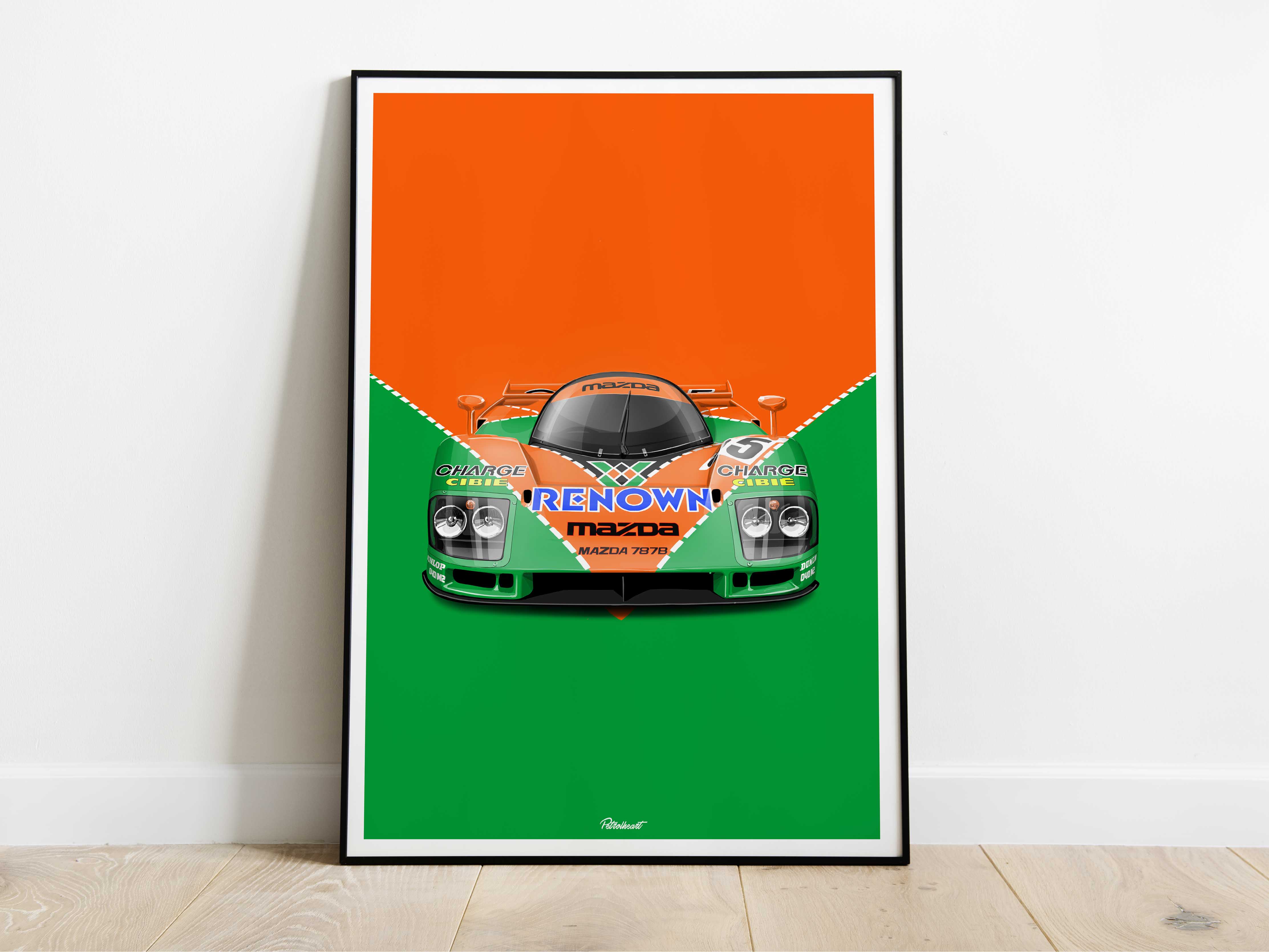 787B | ARTPRINT – Petrolheart